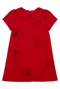 Klänning Rosor (Röd)