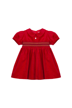 Klänning Smock - Röd