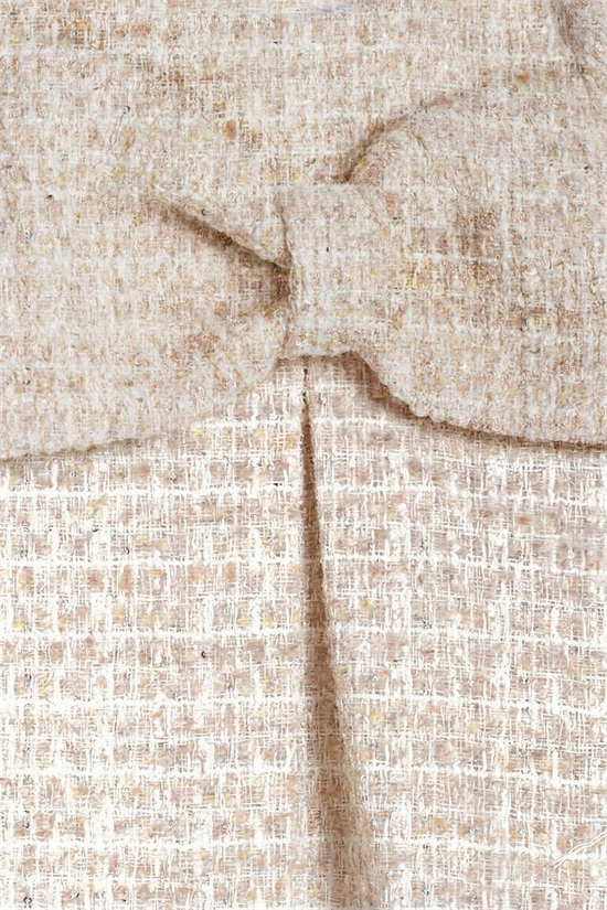 Klänning Tweed Rosett