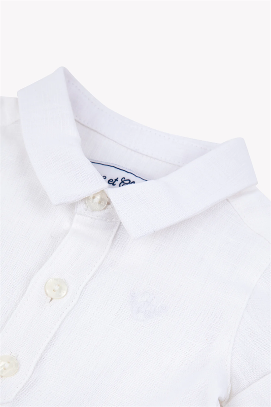 Linneskjorta Kort Ärm