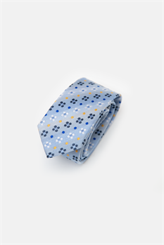 Mönstrad slips (Ljusblå)