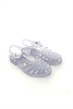 Plastsandal Sun - Silver Glitter