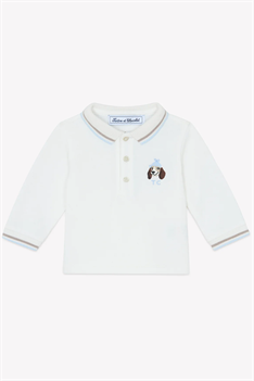Poloshirt Hund - Offwhite