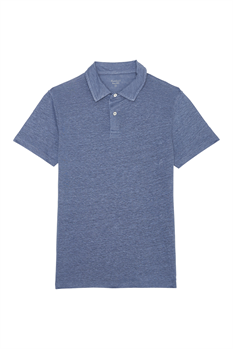 Poloshirt Linne (Blå)