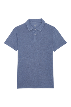 Poloshirt Linne - Blå