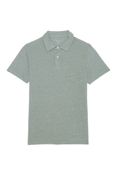 Poloshirt Linne (Grön)