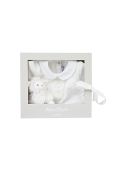 Presentbox Får - Vit