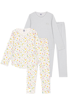 Pyjamas 2-pack Blommor