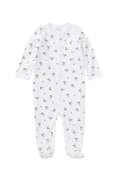 Pyjamas Bear - vit/blå