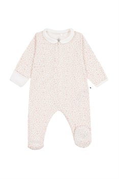 Pyjamas Blommor - Vit/Rosa