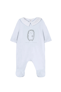 Pyjamas Igelkott - Ljusblå