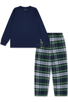 Pyjamas Rutig - Marin