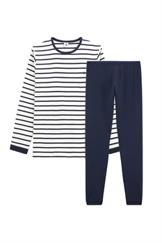 Pyjamas Trexo (Vit/Mörkblå)