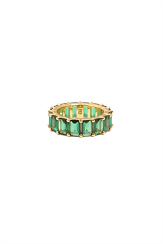 Ring Chunky Colorful - Grön