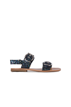 Sandal med glitter - Marin