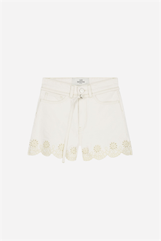 Shorts Broderi - Offwhite