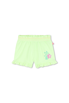 Shorts Hibiscus - Lime