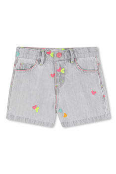 Shorts Hjärtan - Grå