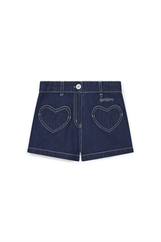Shorts Hjärtan - Jeans
