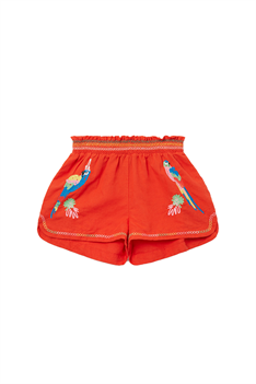 Shorts Papegoja - Röd