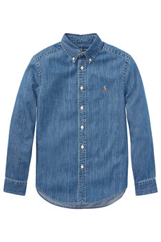 Skjorta Button Down - Chambray