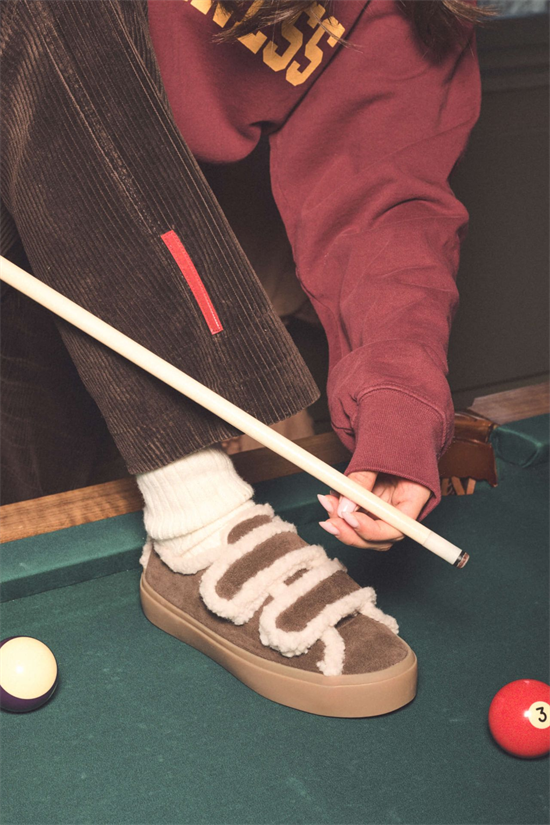 Sneaker Shearling Velcro