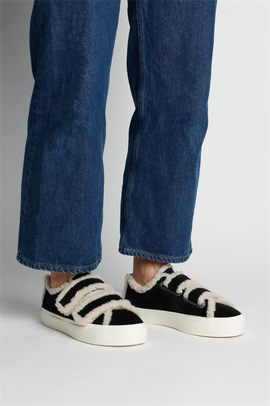 Sneaker Shearling Velcro