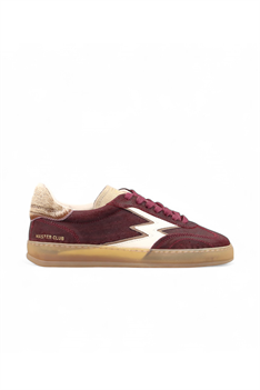 Sneaker Suede - Vinröd