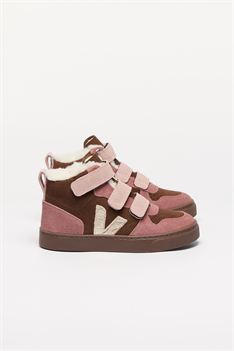 Sneaker V-10 Mid - Brun/Mauve
