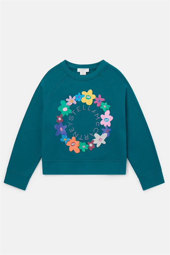 Sweatshirt Blommor