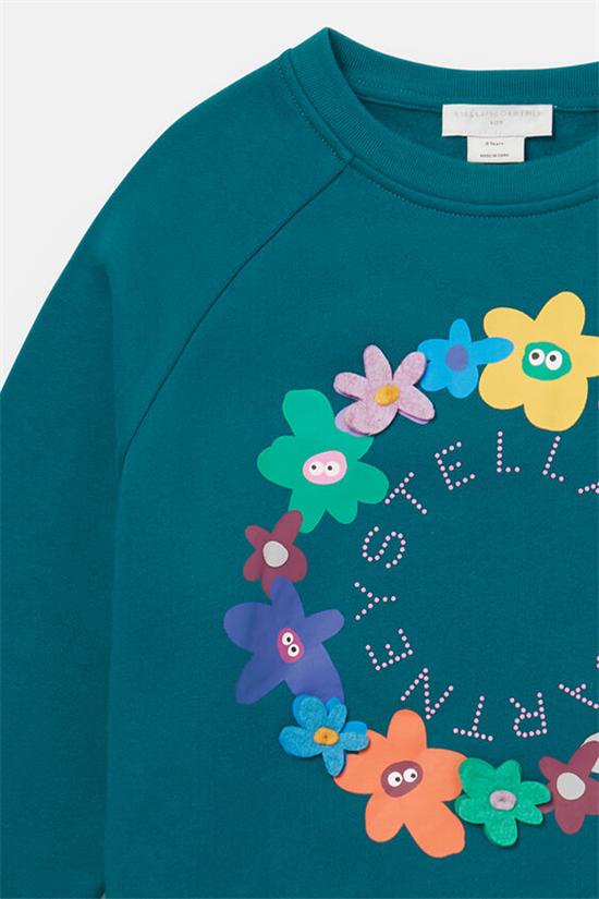 Sweatshirt Blommor