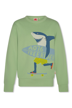 Sweatshirt Freerider - Grön