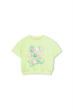 Sweatshirt Smile - Lime