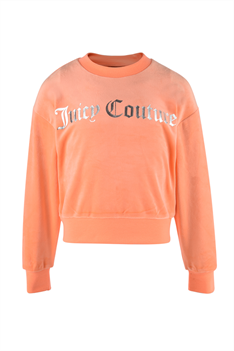 Sweatshirt Velour - Orange