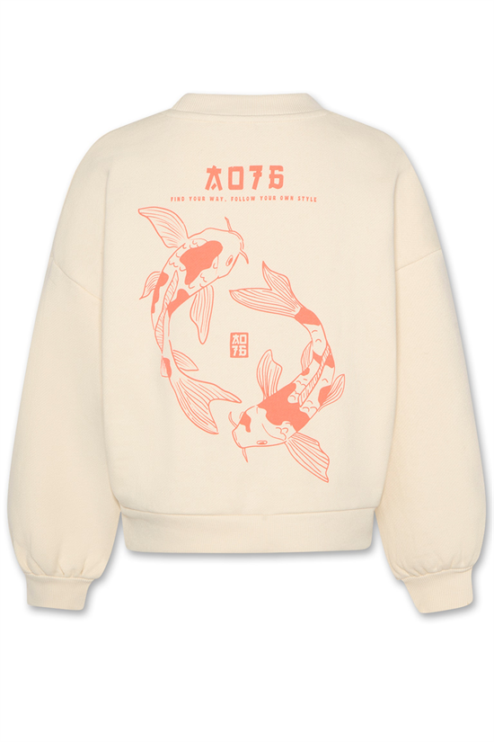 Sweatshirt Violeta Koi