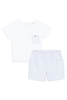 T-shirt + Shorts - Vit