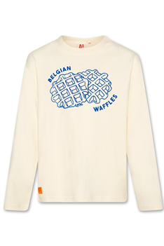 T-shirt Ben Waffles - Offwhite