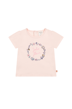 T-shirt Blommor - Rosa