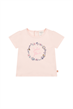 T-shirt Blommor - Rosa