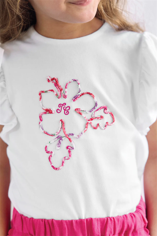 T-shirt Broderi
