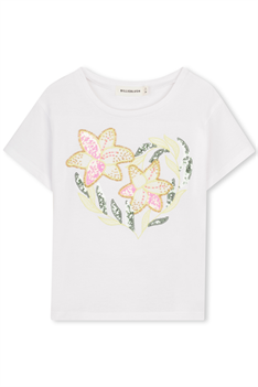 T-shirt Hibiscus - Vit