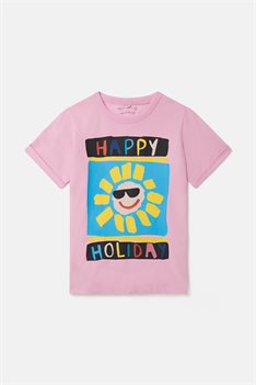T-shirt Holiday - Rosa