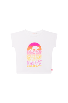 T-shirt Holidays - Vit