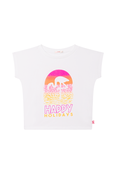 T-shirt Holidays - Vit