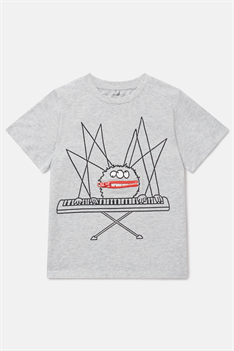 T-shirt Keyboard - Grå