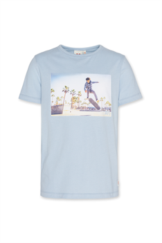 T-shirt Mat - Ljusblå