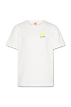 T-shirt Mat Ocean - Vit