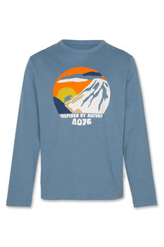T-shirt Mathew - Blå