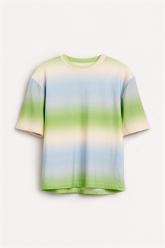 T-shirt Milow - blå/grön