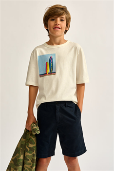 T-shirt Milow - Vit